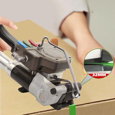 Logistiek Hoogspannings Pneumatisch Plastic Strapping Tool Air Power Portable Strapping Machine