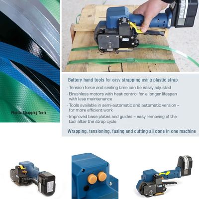أداة ربط بلاستيكية خفيفة الوزن تعمل ببطارية الليثيوم لسهولة ونقل سريع